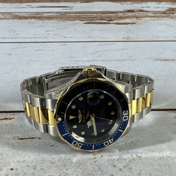 Invicta Grand Diver Automatic Men’s Watch With Japan Movement Gold/silver/ Blu - Picture 1 of 8